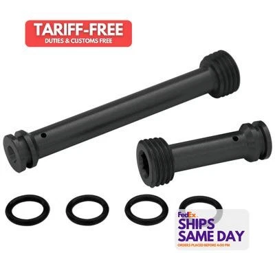 Moroso 22017, 2 Pack Black Aluminum Oil Restrictors - Bbc Merlin Ii Blocks Perfo - Image 1 of 4