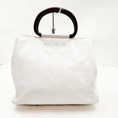Bolso de Mano Chanel Piel de Caviar Blanco SIN TARIFA 2291298 Foto 1 de 4