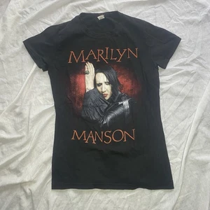 Marilyn Manson Damen Shirt LARGE Black Bay Island Large - Bild 1 von 5