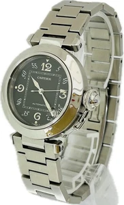 Cartier Pasha C W31043M7 2324 Black Dial Automatik Unisex Uhr TOP A4425 - Bild 1 von 12