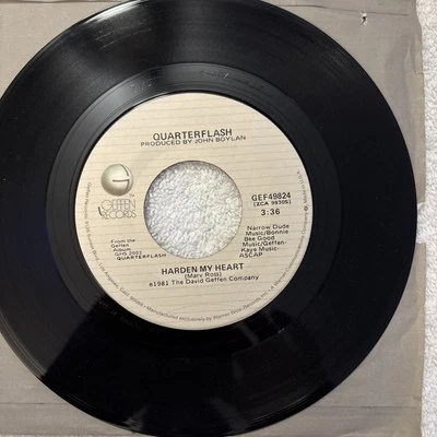 QUARTERFLASH "DON'T BE LONELY" & HARDEN MY HEART 45 RPM RECORD GEFFEN Foto 1 de 4