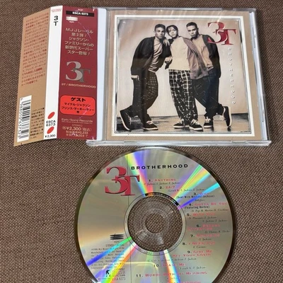 3T Brotherhood MICHAEL JACKSON JAPAN CD ESCA6373 w/ OBI + PS BOOKLET  1995 issue Foto 1 de 4