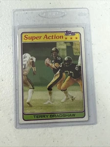 1981 Topps #88 Terry Bradshaw Super Action Pittsburgh Steeler - Picture 1 of 2