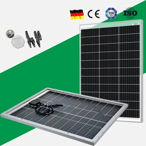 200W Bifaziale Solarpanel Solarmodul für Wohnmobil Camper Balkonkraftwerk - Bild 1 von 12