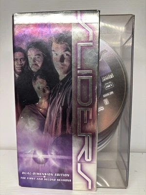 SLIDERS Seasons 1 & 2 Dual Dimension Edition DVD 6 Disc Set R1 2004 - Image 1 of 4