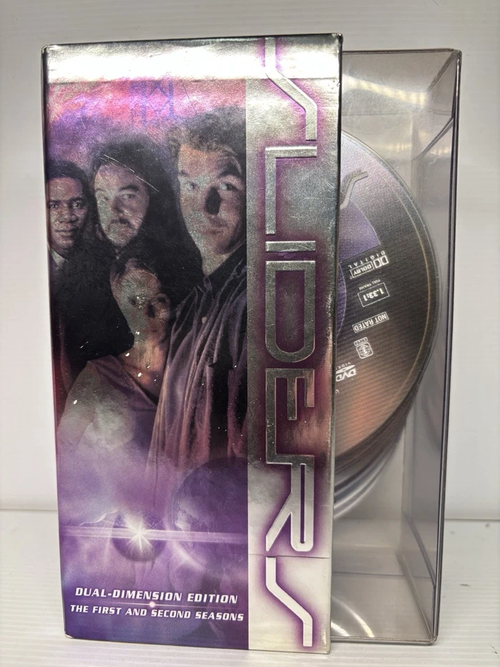 SLIDERS Seasons 1 & 2 Dual Dimension Edition DVD 6 Disc Set R1 2004 - Image 1 of 4