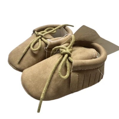 Zapatos mocasines bebé TALLA 0-6 MESES ¡TOTALMENTE NUEVOS! Foto 1 de 4