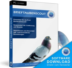 Brieftauben, Zucht Sofware Programm,Brieftaubenzucht,Ahnentafel,Gelege,Flüge - Bild 1 von 12