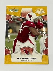 2008 Score Football Gold Super Bowl XLIII #408 - Tim Hightower RC - Cardinals - Picture 1 of 2