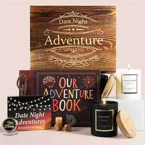 Valentines Day Gifts for Her - Romantic Couple Gifts, Date Night Scratch-Off Ide - Picture 1 of 12