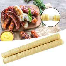 2Pack Collagen Casings Dry Pig Sausage Casing Tube For Sausage Making 14m*26mm