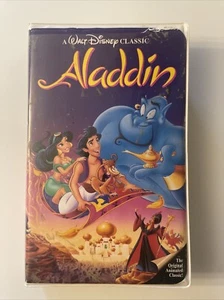 Aladdin (VHS, 1993) Black Diamond Tape Disney - Picture 1 of 3