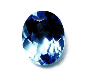 NICE 9 x 7 X 4.75 mm OVAL CUT 2.33cts SKY BLUE TOPAZ BRAZIL VS GRADE - Picture 1 of 2