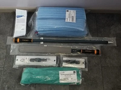 Taski Diversey Bundle Ultra Plus Mop, Dust, Glass, Handle, Frames + Micro Pads
