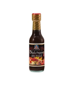 Salsa de pimienta negra 250 ml salsa de pimienta negra salsa Stir Fried woksauce 50% pimienta - Imagen 1 de 1
