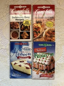 Vintage Lot of Four Spiral Campbell's Favorite All Time Recipe Booklets - Foto 1 di 10