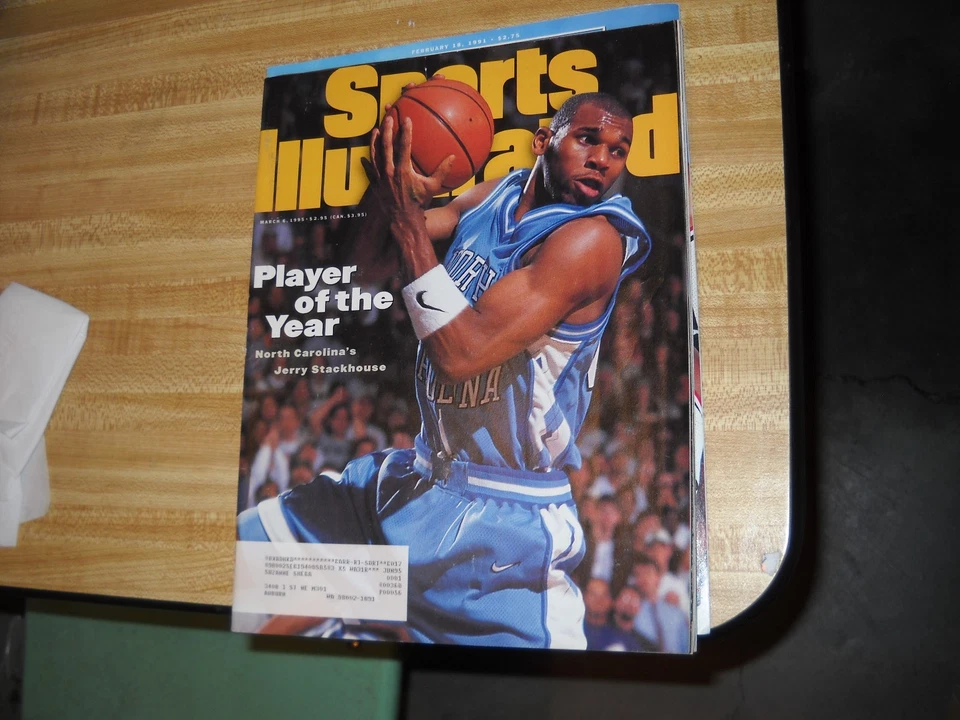 Jerry Stackhouse - Jugador del Año - Sports Illustrated a - 6/03/1995 Foto 1 de 1