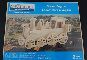 Puzzle in legno 3D CREATOLOGY: "Motore a vapore" NUOVO - SPEDIZIONE GRATUITA! - Foto 1 di 1