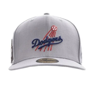 Rare Los Angeles Dodgers Grey World Series Hat size  7 3/4 - Picture 1 of 10