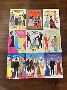 Vintage Uncut Paper Doll Books Lot of 9 by Tom Tierney - Picture 1 of 12