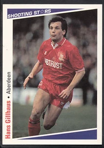 Merlin Football 1991-92 Shooting Stars Card - No 367 - Aberdeen - Hans Gillhaus - Picture 1 of 2