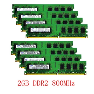 16GB 8GB 4GB 2GB DDR2 800MHz PC2-6400U DIMM Desktop Memory RAM For Samsung LOT - Picture 1 of 16