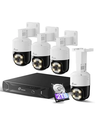 Loocam AI Powered 4K Ultra HD 8-Channel PoE NVR Security Camera System 2TB HDD - Image 1 of 4