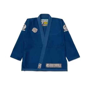 Shoyoroll Azul Atlas Competidor BJJ GI JIU JITSU Kimino Uniforme 450 GSM Traje - Imagen 1 de 9
