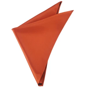 Burnt Orange Pocket Square - Picture 1 of 1