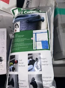 Good Ideas RW-DIVFLX-BLK Rain Wizard Diverter Flex Kit Black,Rain Barrels - Picture 1 of 2