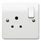 Mk (Electric) Socket Switched 5A 1G Round Pin K2891whi