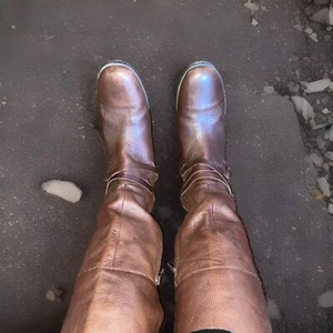 Ralph Lauren Women’s Sonya Coffee Leather Riding Equestrian Boots. 9.5 #gr - Picture 1 of 17