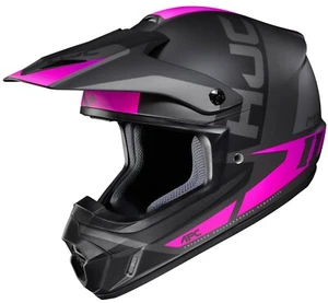 HJC CS-MX2 Creed Motocross Helmet Pink XS SM MD LG XL 2XL ATV Dirt CSMX 2 BK - Picture 1 of 4