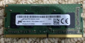 Micron 4GB PC4-21300 DDR4 2666 MHz SODIMM Laptop Memory RAM Lenovo - Picture 1 of 1