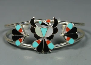 Bracciale Zuni Intarsiato Tuono Bracciale Breon Wallace - Foto 1 di 7