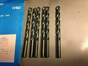 6 New HSS,Chicago Latrobe, TRW, Black Oxide Drill Bits 5/16", USA, 44020 - Picture 1 of 2