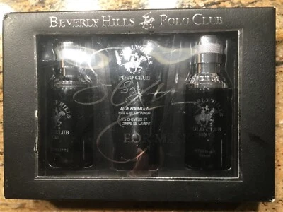 Beverly Hills Polo Club Clásico Para Hombre Juego de Regalo de 3 Piezas NUEVO EN CAJA Foto 1 de 2