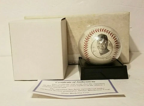 Sealed Frank Thomas Replica Autograph Baseball w/ COA Allstar Marketing Corp NIB Cover