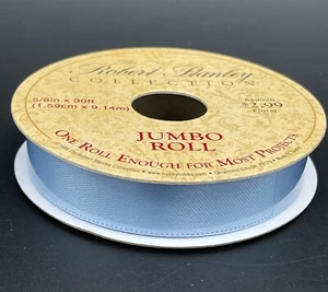 The Robert Stanley Collection, Jumbo Roll Light Blue 5/8" x 30' - Picture 1 of 3