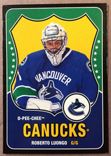 2010-11 O-Pee-Chee Box Bottom Roberto Luongo Vancouver Canucks
