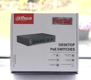 Dahua 1000 Mbps 4 Ports + 2 Up-Link Ethernet PoE Switch - DH-PFS3006-4ET-60-V2 - Bild 1 von 8