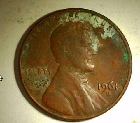 1961 D Copper Lincoln Memorial Circulated 1 Cent US Coin ** Added ** Bonus! ** Cover