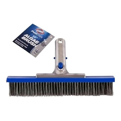 Pool & Spa 10" Algae Brush with Easy Push & Click System Clorox 6 pack - Image 1 of 3