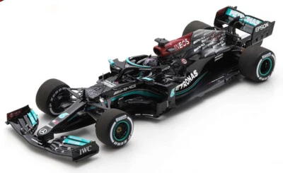 Spark S7660 Mercedes Petronas 2021 AMG W12 Bahrain GP Lewis Hamilton 1/43 Scale - Image 1 of 4