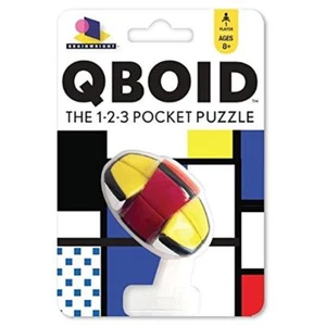 Qboid The 1-2-3 Pocket Puzzle Brain Teasers Brainwright Game Toy New Ages 8 & Up - Picture 1 of 1