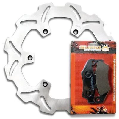 Front Disc Rotor+Brake Pads for ATK 250 370 500 620 Intimidator  700 (2T) [2004] - Image 1 of 3