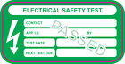 Labels  PAT TEST PASSED  health and safety vinyl Plug stickers  80No 50x25mm 