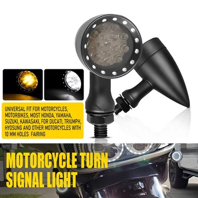 Luz ámbar intermitente LED intermitente motocicleta para Harley Sportster XL 883 N Foto 1 de 4