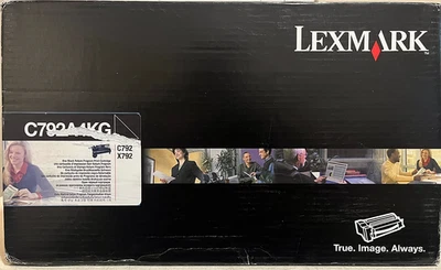 Genuine OEM Lexmark C792A4KG Black Toner Cartridge C792 Series NEW! - image 1 of 4