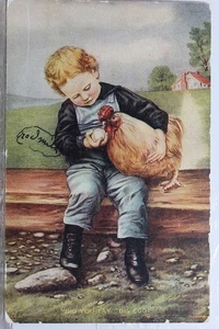 Art Did You Lay Dis Egg Postcard Old Vintage Card View Standard Souvenir Postal - Picture 1 of 2